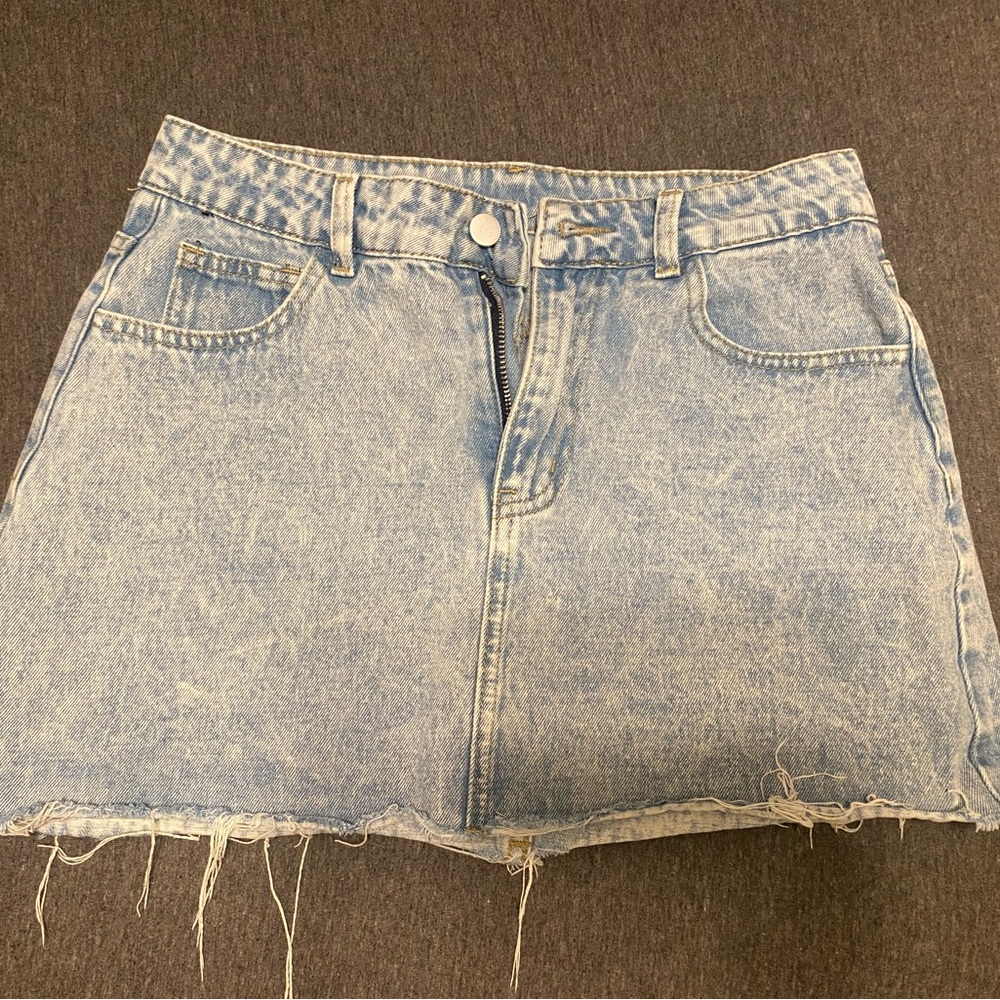 Denim Mini Skirt